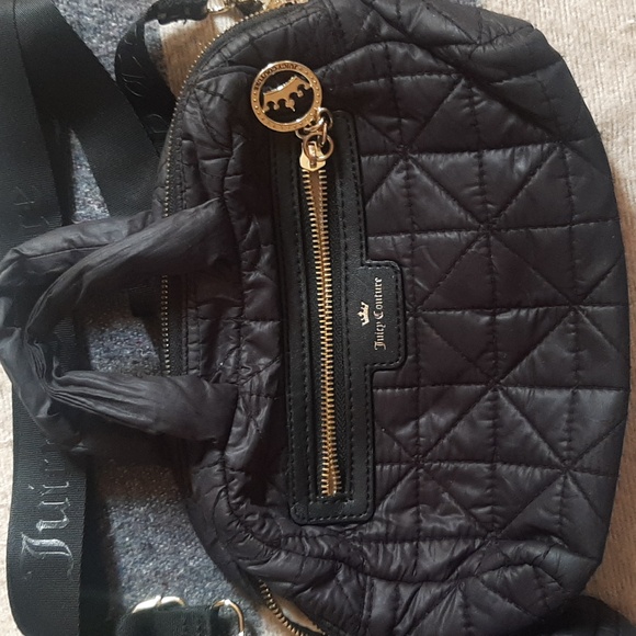 Juicy Couture black gold quilted purse set - Picture 3 of 6